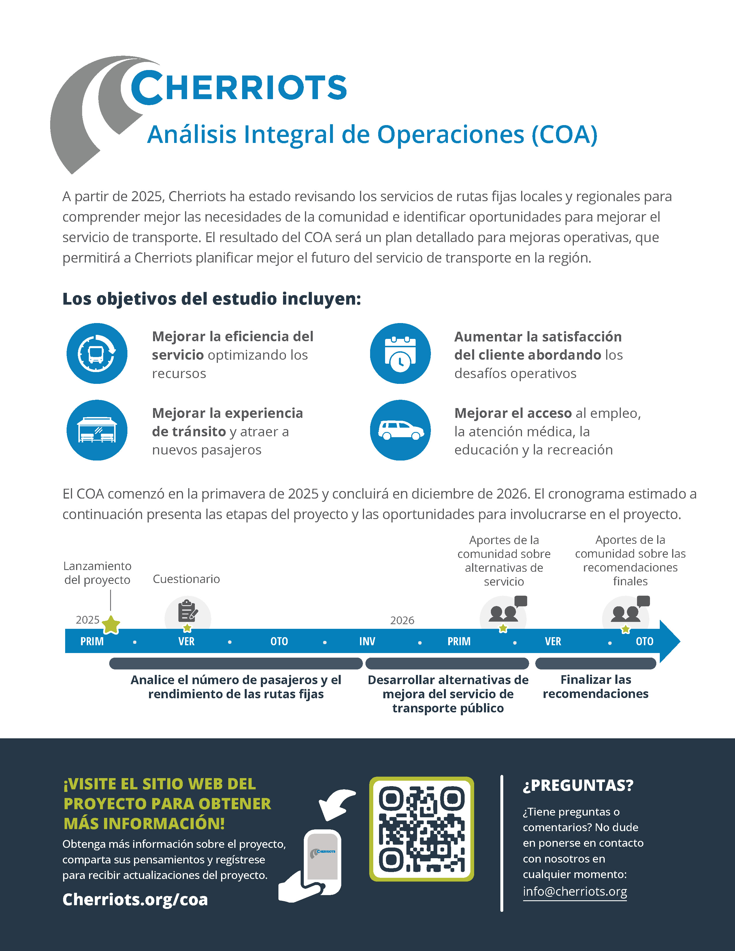 Image of the COA Fact Sheet