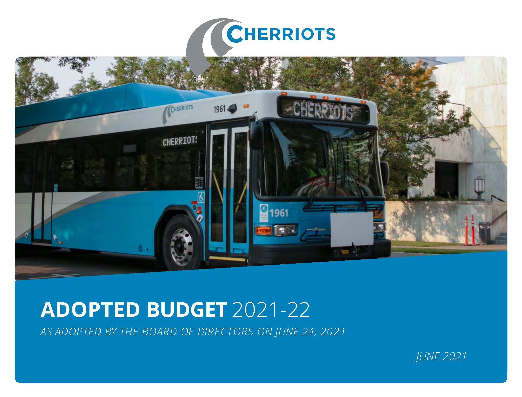 Adopted Budget FY2021-2022 Cover 2021-07-15