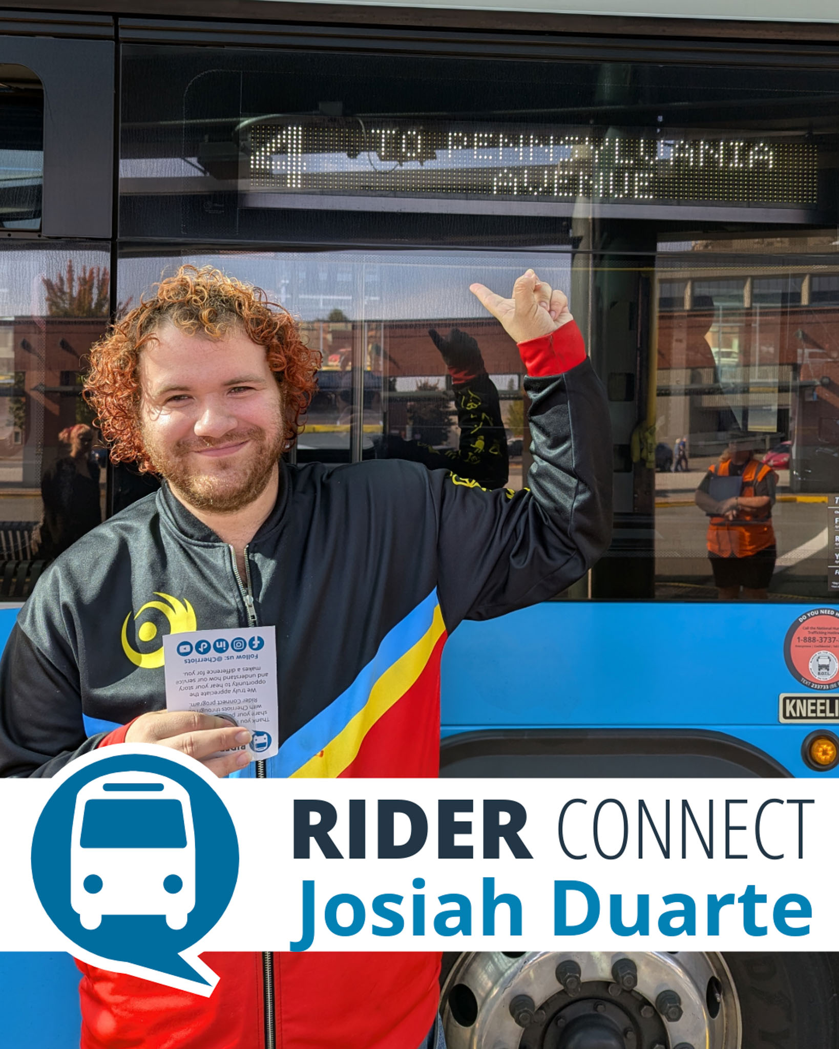 Josiah Duarte, Rider Connect