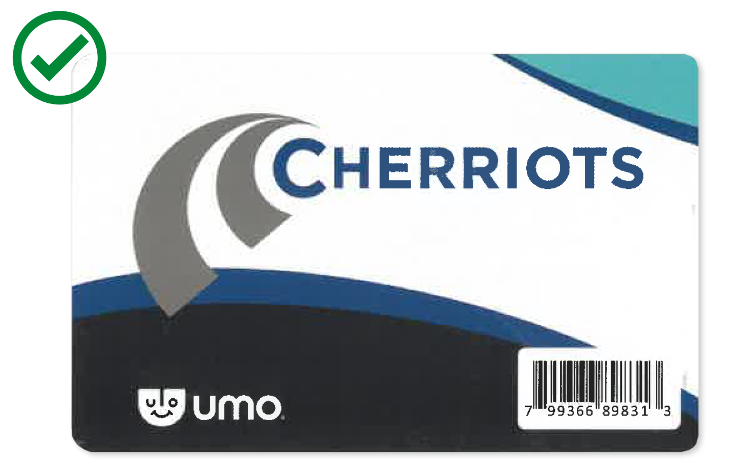 Umo Tap Card with green check